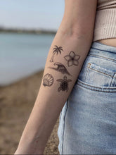 Load image into Gallery viewer, Nature Tats Temp Tattoo- BEACH LIFE
