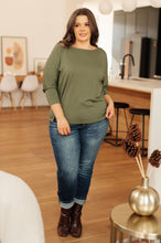 Load image into Gallery viewer, W23 SEW IN LOVE- A Day Together Long Sleeve Top in Olive

