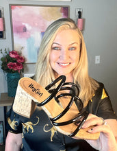 Load image into Gallery viewer, CORKY&#39;S- Walk the Walk Strappy Sandal in Black
