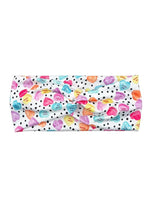 Load image into Gallery viewer, Multicolor Polka Dot &amp; Heart Candy Twist Headband
