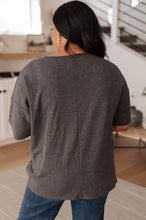 Load image into Gallery viewer, HAPTICS- Always Enough Graphic Tee in Charcoal
