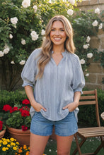 Load image into Gallery viewer, Easy Does It Puff Sleeve Blouse
