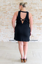 Load image into Gallery viewer, Back it Up Crisscross Cut-Out Back Dress- 111 NORTH
