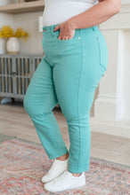 Load image into Gallery viewer, Bridgette High Rise Garment Dyed Slim Jeans in Aquamarine- JUDY BLUE
