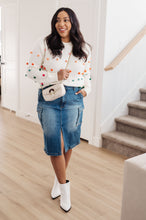 Load image into Gallery viewer, SP24- Jodiful- Candy Buttons Pom Detail Sweater
