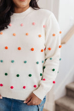 Load image into Gallery viewer, SP24- Jodiful- Candy Buttons Pom Detail Sweater
