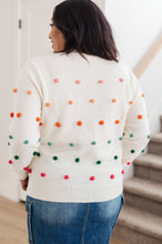 Load image into Gallery viewer, SP24- Jodiful- Candy Buttons Pom Detail Sweater
