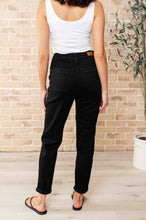 Load image into Gallery viewer, Carmen Double Cuff Joggers in Black- JUDY BLUE
