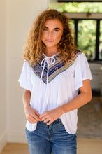 Load image into Gallery viewer, Casually Boho Keyhole Neckline Top
