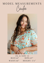 Load image into Gallery viewer, WHITE BIRCH- Spring Fields Floral Skirt
