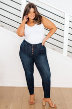 Load image into Gallery viewer, JB Celecia High Waist Hand Sanded Resin Skinny Jeans (Sizes 0-24)
