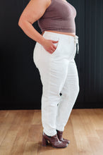 Load image into Gallery viewer, JUDY BLUE- Charlene High Rise Contrast Thread Jogger in Ecru
