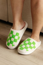Load image into Gallery viewer, AVE SHOPS- Checked Out Slippers in Green
