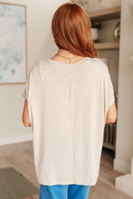 Load image into Gallery viewer, AVE. SHOPS- Clear Things Up V-Neck Top
