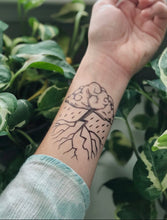 Load image into Gallery viewer, Nature Tats Temp Tattoo - STORM CLOUD
