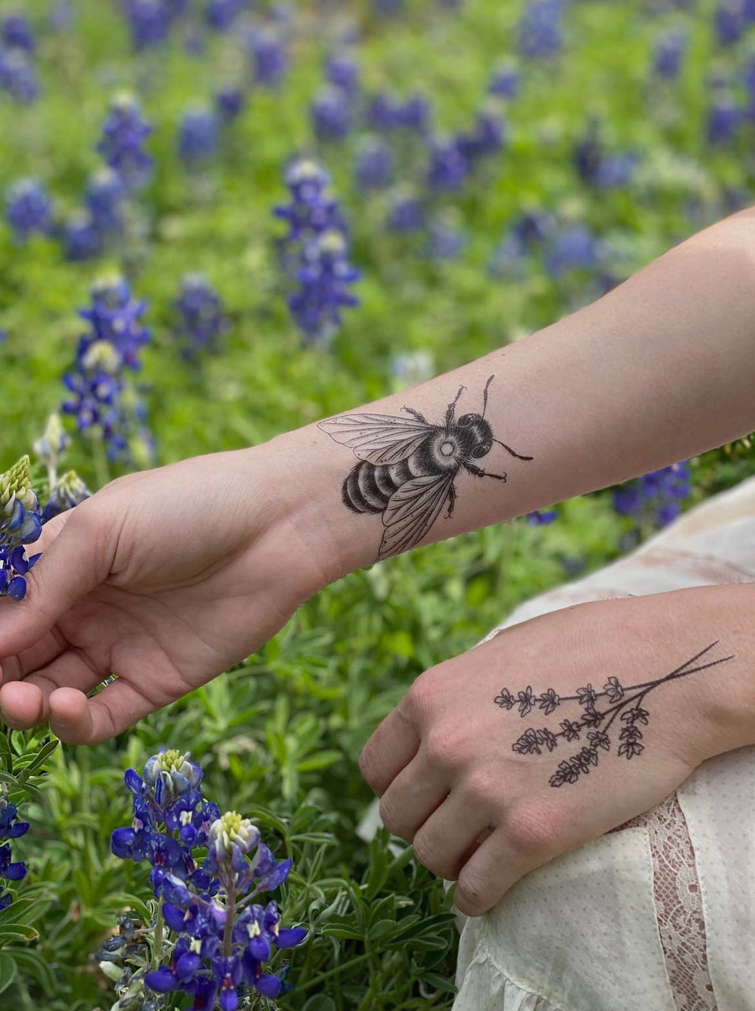 Nature Tats Temp Tattoo - BIG BEE