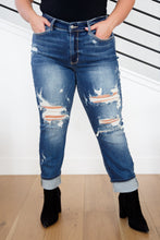 Load image into Gallery viewer, Danny Mid Rise Cuffed Destroyed Boyfriend Jeans

