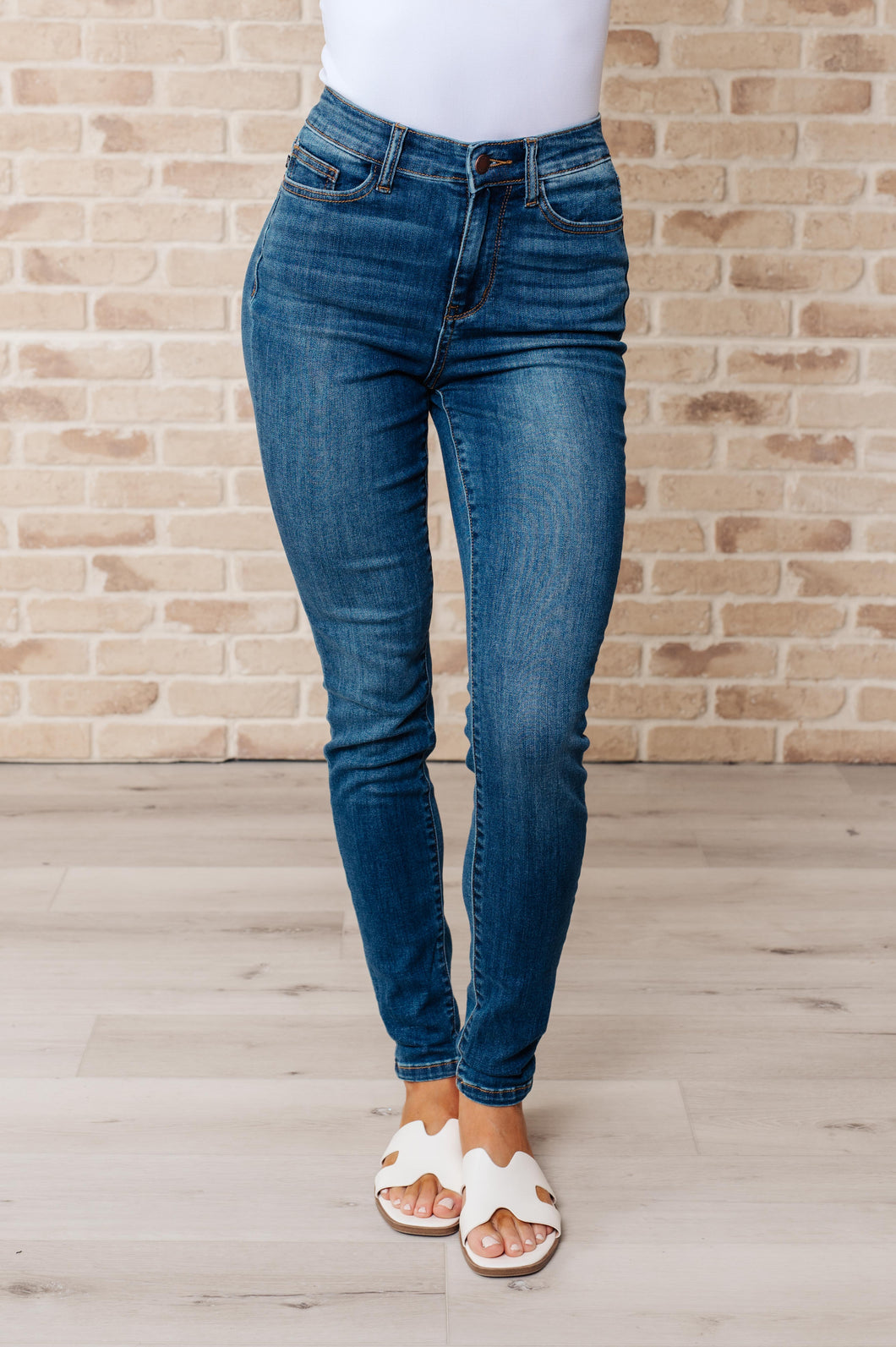 Daphne High Rise Skinny Jeans- JUDY BLUE