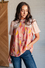 Load image into Gallery viewer, jodiful- Day Dreamer Mixed Floral Top in Mauve
