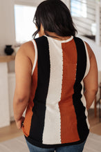 Load image into Gallery viewer, ANDREE&#39;- Decidedly Undecided Knit Striped Tank
