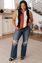 Load image into Gallery viewer, ANDREE&#39;- Decidedly Undecided Knit Striped Tank
