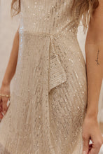 Load image into Gallery viewer, SP24- Disco Queen Dress in Gold
