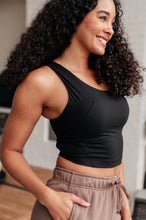 Load image into Gallery viewer, RAE MODE- Doing it For Me Asymmetrical Tank in Black
