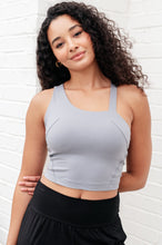 Load image into Gallery viewer, RAE MODE- Doing it For Me Asymmetrical Tank in Rhino Grey
