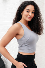 Load image into Gallery viewer, RAE MODE- Doing it For Me Asymmetrical Tank in Rhino Grey
