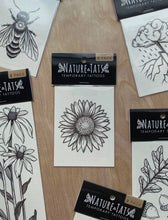 Load image into Gallery viewer, Nature Tats Temp Tattoo- SUNFLOWER
