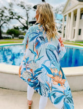 Load image into Gallery viewer, Bird of Paradise Lightweight Kimono by Caroline Hill
