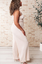 Load image into Gallery viewer, Eden Elastic Waist Jumpsuit Apricot- WITH LOVE MOLLY
