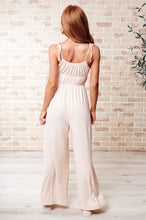 Load image into Gallery viewer, Eden Elastic Waist Jumpsuit Apricot- WITH LOVE MOLLY
