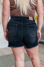 Load image into Gallery viewer, JUDY BLUE- Ember High Rise Control Top Fray Hem Shorts
