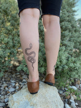 Load image into Gallery viewer, Nature Tats Temp Tattoo - GARDEN SNAKE
