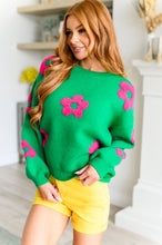 Load image into Gallery viewer, BIBI- Follow Your Heart Drop Shoulder Sweater
