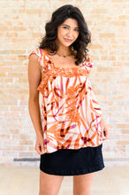 Load image into Gallery viewer, Francesca Embroidered Top in Rust
