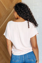 Load image into Gallery viewer, ONE ELEVEN NORTH- Frequently Asked Questions V-Neck Top in Blush
