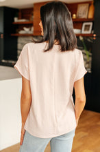 Load image into Gallery viewer, ONE ELEVEN NORTH- Frequently Asked Questions V-Neck Top in Blush
