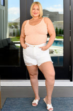 Load image into Gallery viewer, YELETE- Fundamentals Ribbed Seamless Reversible Tank in Peach
