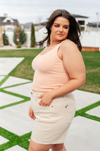 Load image into Gallery viewer, YELETE- Fundamentals Ribbed Seamless Reversible Tank in Peach
