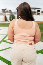 Load image into Gallery viewer, YELETE- Fundamentals Ribbed Seamless Reversible Tank in Peach
