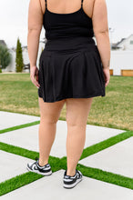 Load image into Gallery viewer, RAE MODE- Game, Set and Match Tennis Skort in Black
