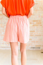 Load image into Gallery viewer, Go With It High Rise Striped Shorts- COTTON BLEU
