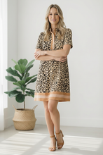 Load image into Gallery viewer, Sweeter Than Honey Banded Leopard Dress
