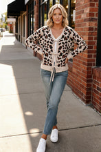 Load image into Gallery viewer, Leopard Love Lace-Up Cardigan
