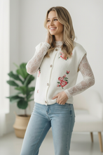 Load image into Gallery viewer, Rose Garden Knit Vest
