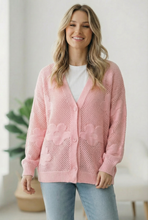Load image into Gallery viewer, The Pink Daydream Netted Cardigan
