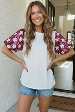 Load image into Gallery viewer, Star Power Sequin Sleeve Top
