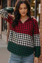 Load image into Gallery viewer, Holiday Cheer Check Hoodie

